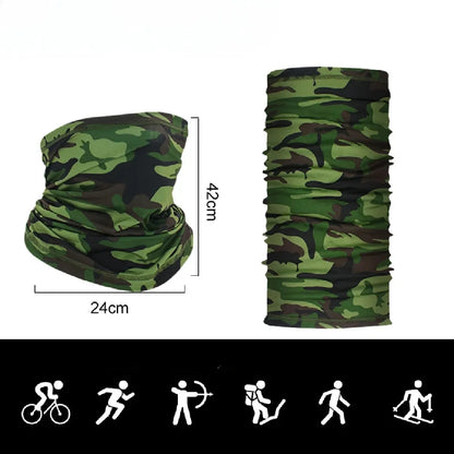 Summer Cycling Face Mask Motorcycle Balaclava Mask Uv Protection Scarf Men Women Bandana Neck Cover Outdoor Fishing Hiking Golf