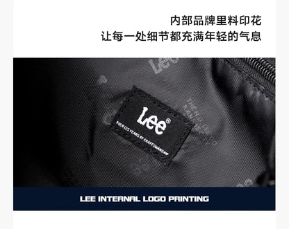 LEE 2025 Teenagers Waterproof Denim Crossbody Shoulder Bag Women Men Stylish Jeans Hobo Dumpling Crescent Bag Student Ipad Pack