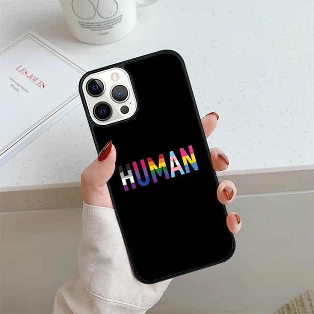Rainbow Pride Phone Case For iPhone 17 Air 14 15 16 16e 13 12 Max Cover For Apple 14 15 16 16e 11 Pro Max Plus Coque
