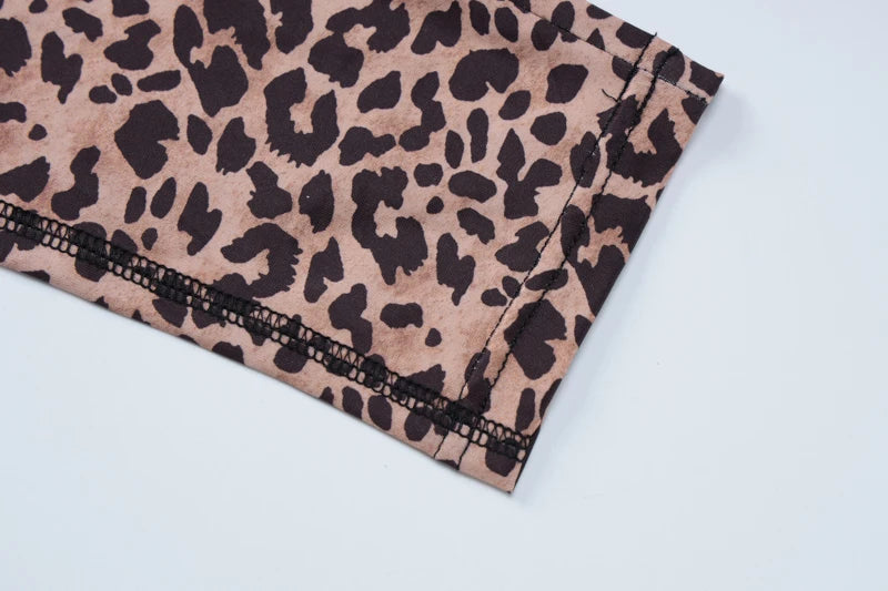 Hugcitar Leopard Print Halter Backless Slip Sexy Bodycon Jumpsuit 2025 Spring Summer Casual Outfits Streetwear Festival Romper