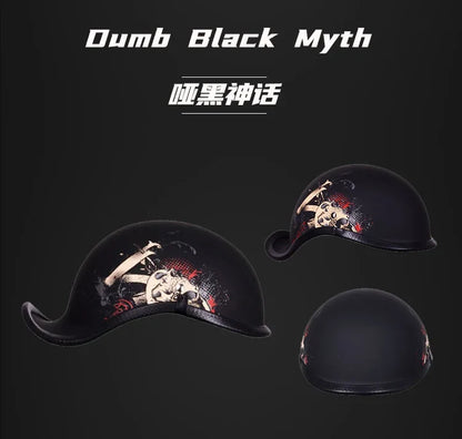 Retro Motorcycle Half Helmet Fashion Bailer for Scooter Safety Helm Spring Summer Capacetes De Moto