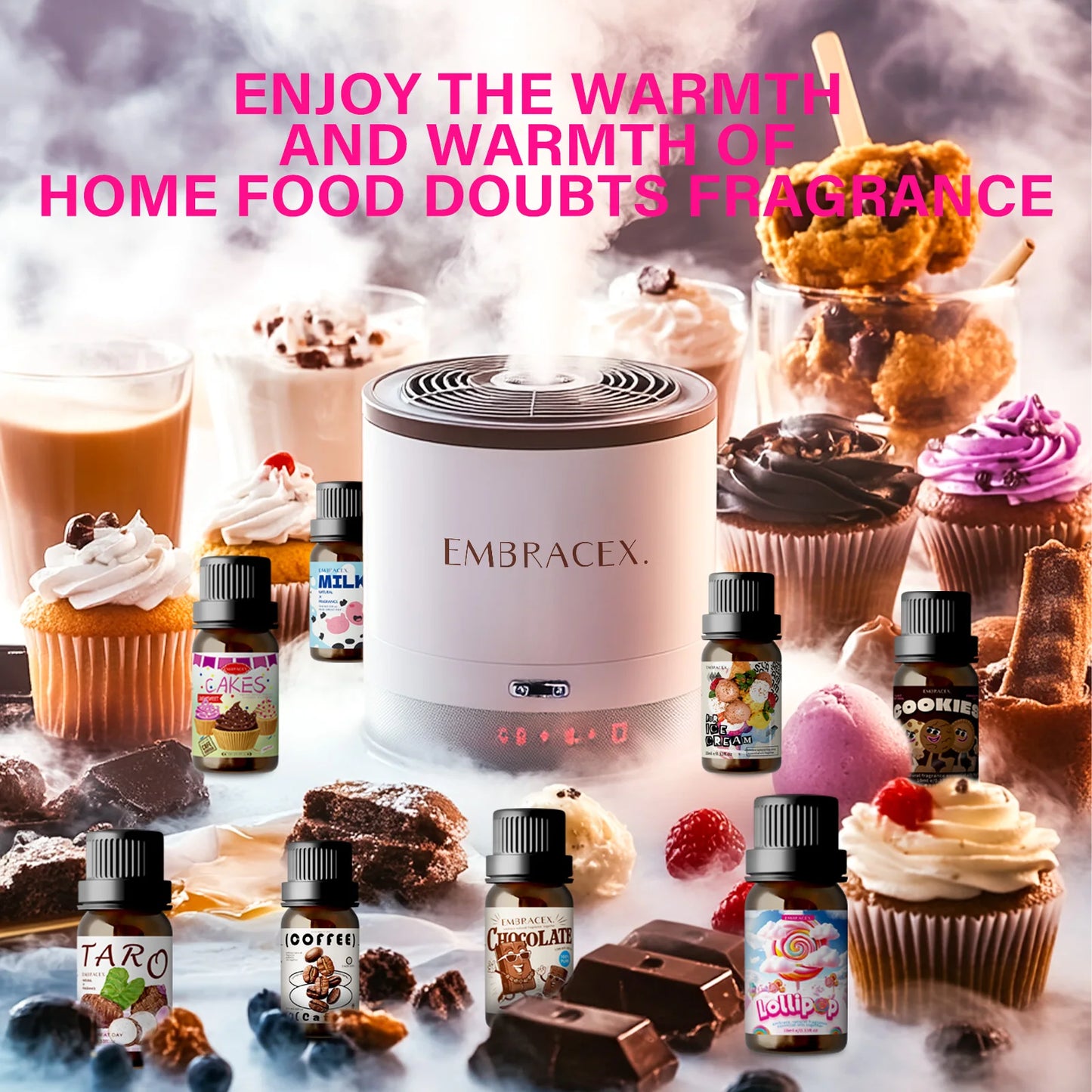 18 type Gourmet Essential Oils Vanilla Coconut Coffee Chocolate For Diffusers Candles Making Gifts For Women Perfume Skincare