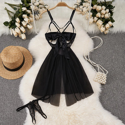 Japanese Kimono V-neck Printed Flower Bow Waist Shaping Cardigan Dress Women Clothing Loose Long Sleeve Vintage Sexy Lace-up New
