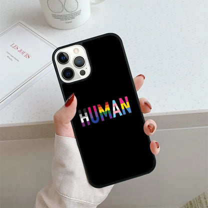 Rainbow Pride Phone Case For iPhone 17 Air 14 15 16 16e 13 12 Max Cover For Apple 14 15 16 16e 11 Pro Max Plus Coque
