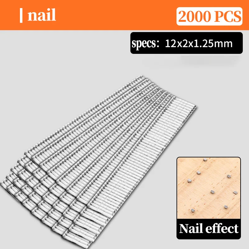 4 In 1 Manual Nailing Gun Construction Stapler Air Nail Woodworking Special Staple Book Household DIY with 800 Staple