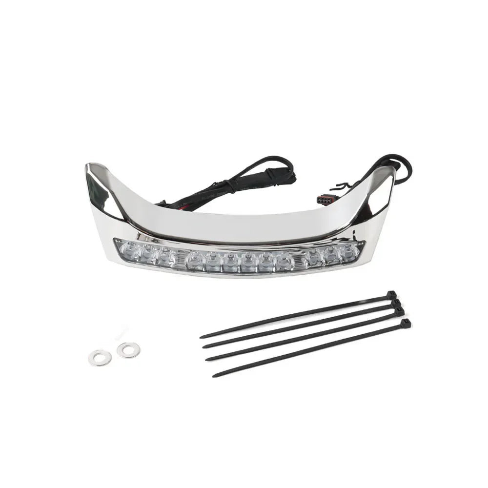 For Harley CVO Electra Street Glide Ultra FLHXU FLHX FLHXSE LED Front Lower Fairing Signal Light Turn Light Amber Lamp