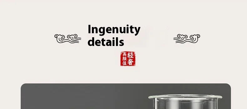GIANXI Glass Boiling Teapot Chinese Kung Fu Tea Set High Temperature Tea Brewing Special Samovar Teapot Health Pot