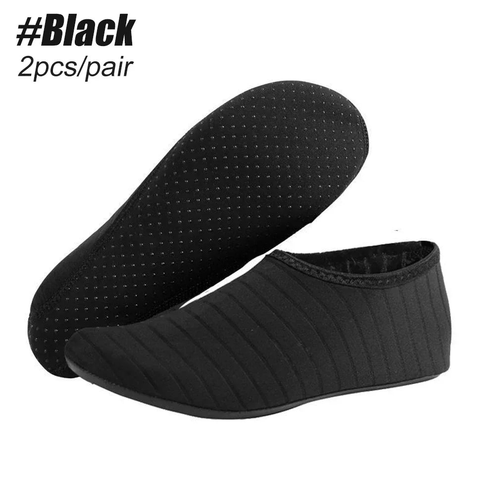 1Pair Mens Womens Water Shoes Barefoot Beach Pool Shoes Quick-Dry Aqua Yoga Socks for Surf Swim Water Sports