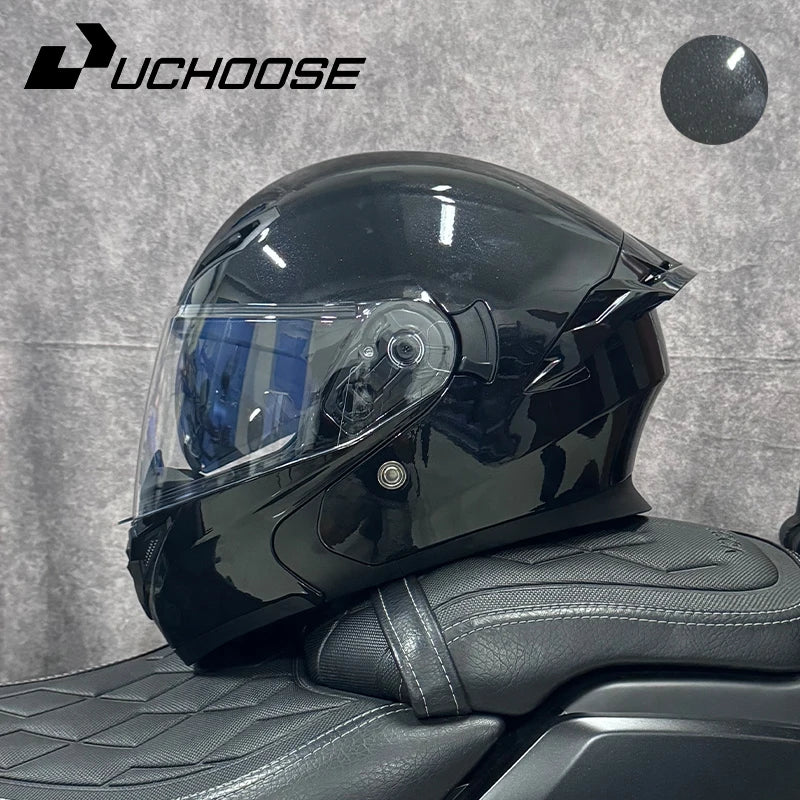 Free headphones High Quality DOT Motorcycle Helmet Four Seasons Motocross Racing Modular Flip Up Men Women Off Road Helmet