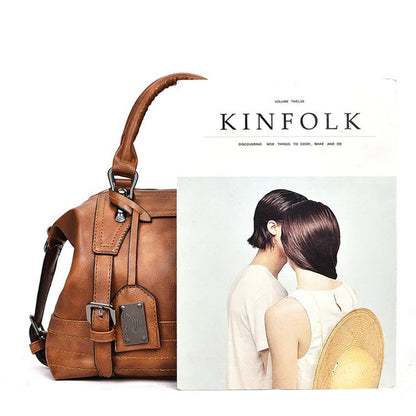 PU Leather Ladies Boston Shoulder Bags Luxury Women Tote Handbags High Quality Female Top Handle Messenger Crossbody Bags