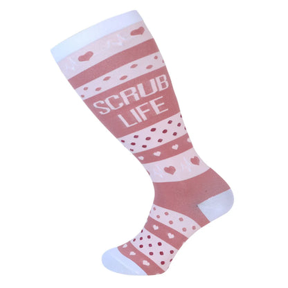 2XL-7XL Plus Size 20-30 mmHg Compression Socks for Women Men Wide Calf Extra Large Knee High Flight Sock for Circulation Support