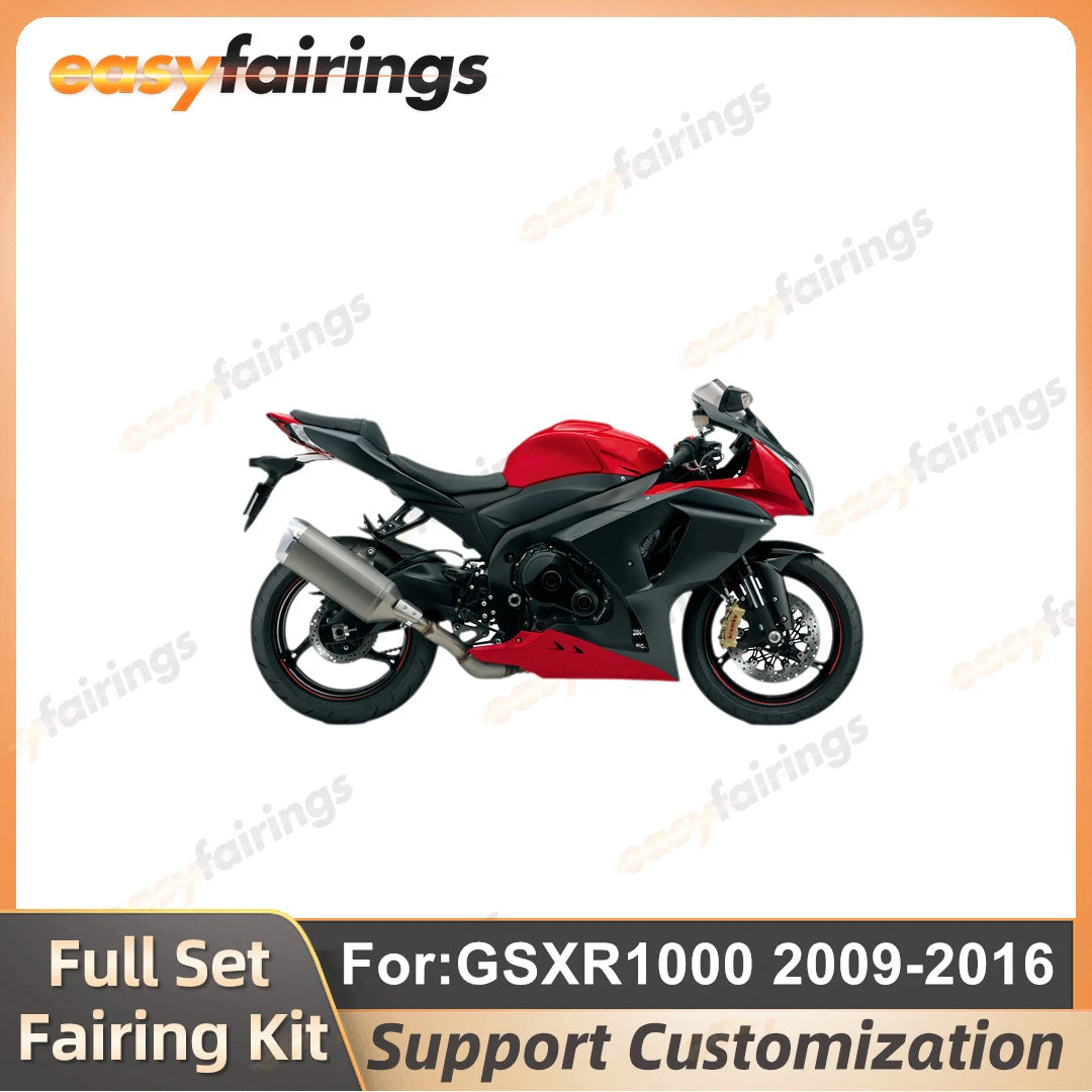 Motorcycle  Kits for SUZUKI GSXR1000 GSX1000R 2009 2010 2011 2012 2013 2014 2015 2016 GSXR 1000 K9 Bodywork full fairing kit