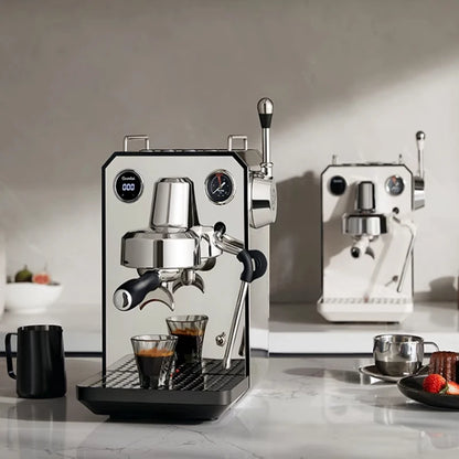 20Bar Italian Espresso Coffee Maker Machine Coffee Grinder Cappuccino Milk Frother Semi-automatic Espresso Machine