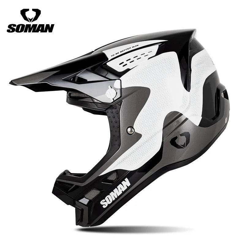 SOMAN CE Certified Off Road Motorcycle Helmet Мотошлем Lightweight Breathable Personalized Adult Motocross Capacete 0.15