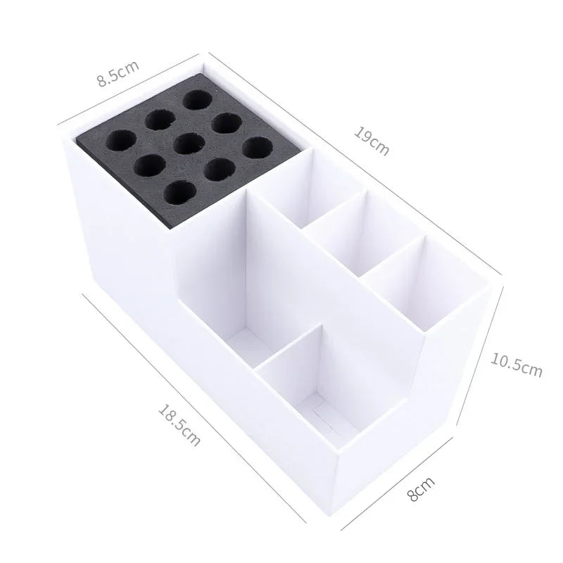 Barber Tools Storage Box Barbershop Hair Scissors Combs Clips Holder Large Capacity Rack Organizers Salon Tools Box Accessories