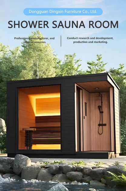 Customization Best-Selling Custom 2 Person Massage Steam Shower Room Steam Sauna Shower Cabin