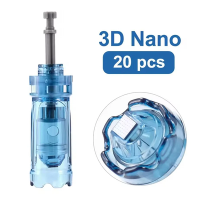 Bayonet Cartridge Needle for Dr Pen M8S /A8S/ A9/ A11 Microneedle 12/ 18 /24 /36 /42 Pin / Round Nano / 3D Replacement Tip Head