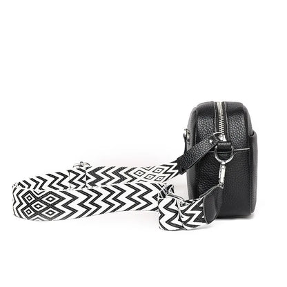Genuine Leather Handbag For Women Crossbody Bag For Daily Commute Multi Compartment Zipper Shoulder Bag