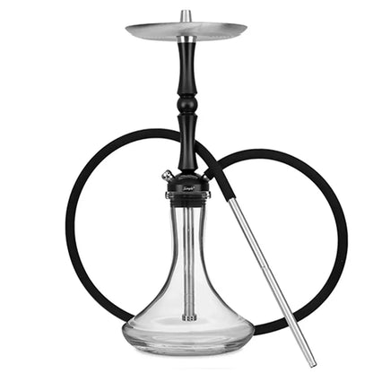MattPear Simple Hookah Shisha Set 304 Stainless Steel 56cm single tube Large Hookah Shisha Set With Bottle