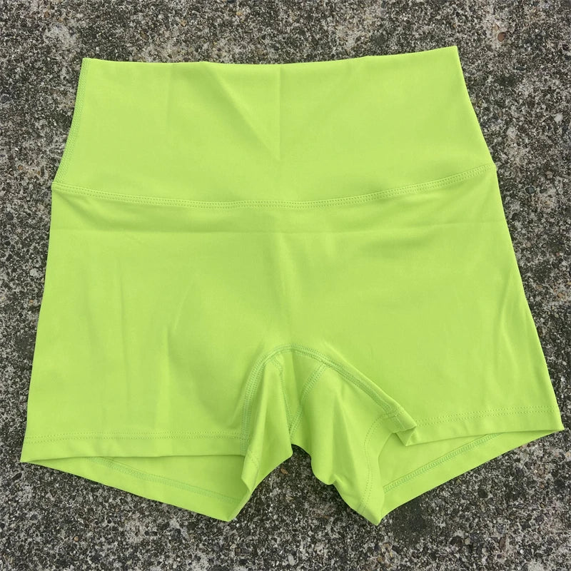 High Waist Yoga Shorts Gym Sports Shorts Women Plus Size Tight Short Leggings Stretchy Comfortable Running Cycling Sportswear