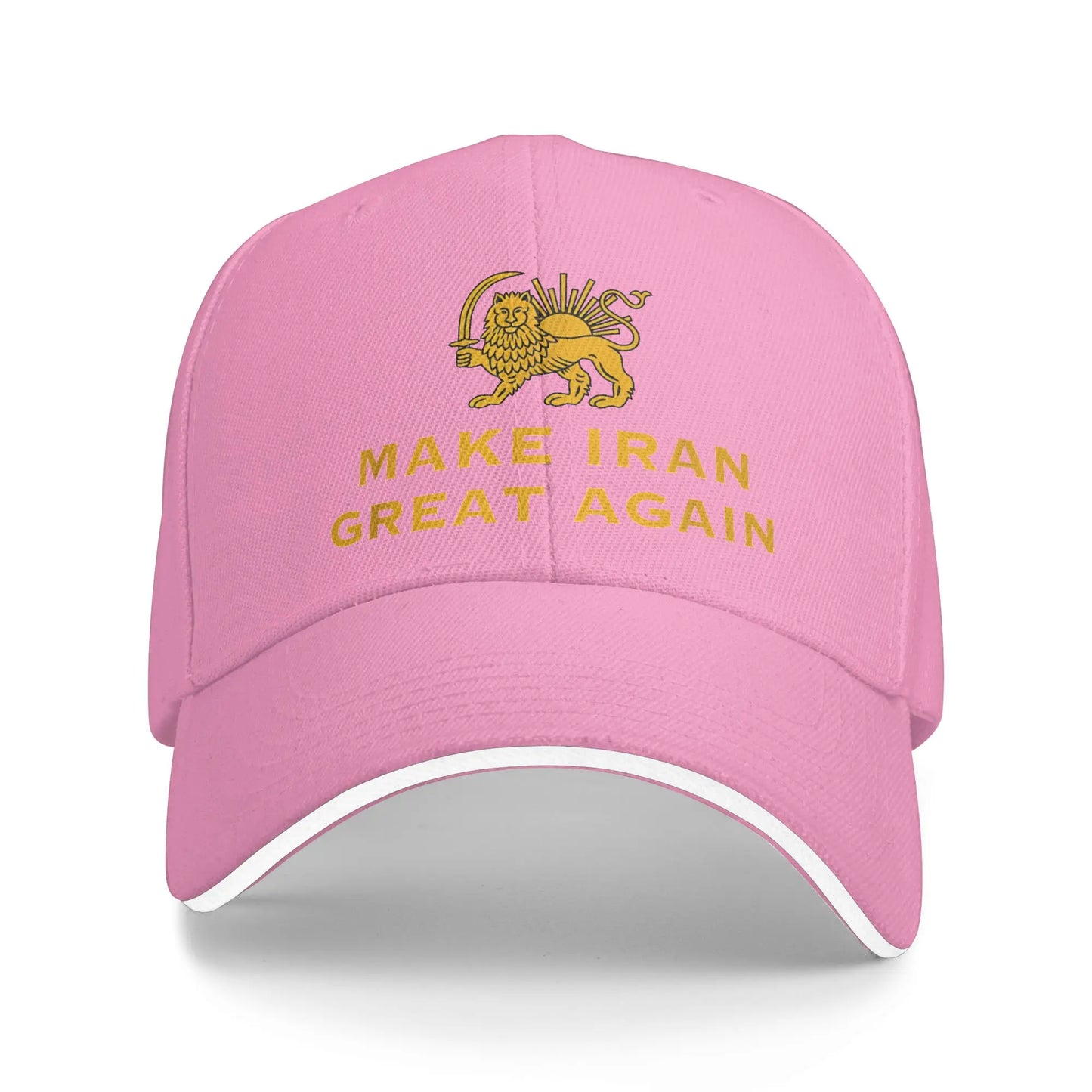 Make Iran Great Again  Baseball Cap  Men Women Print Trucker Hat Summer y2k Retro Running Hippie Sun Visor Baseball Caps