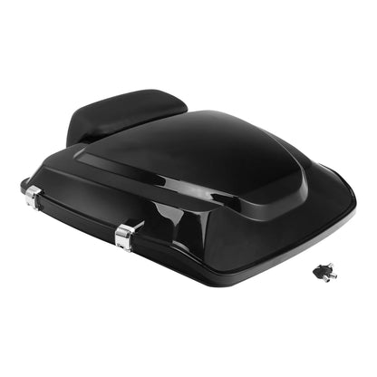 Motorcycle Razor  Trunk w/ Backrest For Harley  Touring Road King Electra Glide Street Glide Road Glide 2014-2025