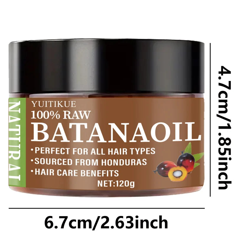 100% Raw Batana Oil, From Honduras, Suitable For All Hair Types, With Hair Care Benefits