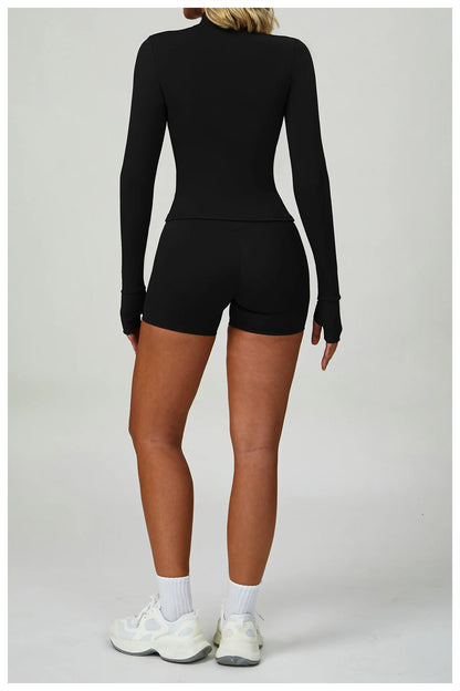 3PCS Yoga Sets Workout Set Women 2 Pieces Gym Suits High Waist Leggings Sport Bra Outfits Long Sleeve Fitness Running Sportswear