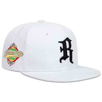 1piece Unisex R Letter Side Planet Embroidery Hip Hop Hat Outdoor Adjustable Sunscreen Leisure Hat Spring Autumn Travel Vacation