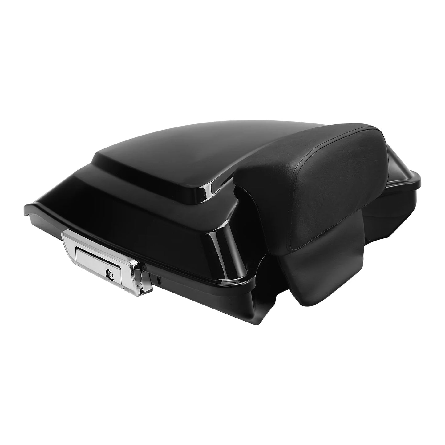 Motorcycle Razor  Trunk w/ Backrest For Harley  Touring Road King Electra Glide Street Glide Road Glide 2014-2025