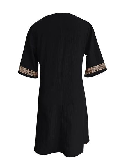 Casual Fashion Clothes Elegant Cotton Linen Dress for Women Summer Dress Women Clothing Vintage Streetwear Ethnic Style Y2k