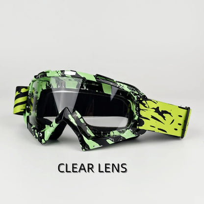 Newest Motorcycle Goggles For Men Motocross Sunglasses Safety Protective MX Night Vision Helmet Goggles vintage Driving Glasses