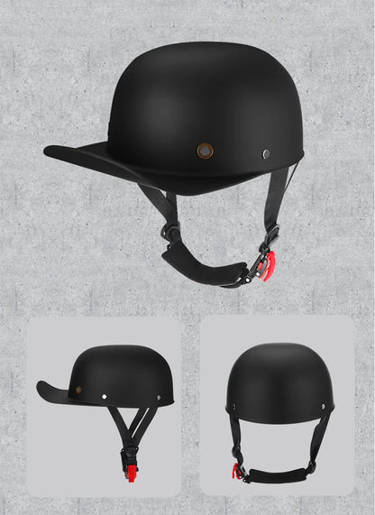 2022 Baseball Cap Helmet Motorcycle Vintage Retro Helmets Summer Open Face Scooter Cruiser Chopper Gangster DS Men Women