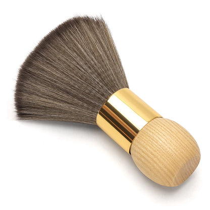 Professional Barber Duster Neck Face Brushes Hair Clean Soft Black Hairbrush Salon Cutting Hairdressing Styling Make Tools