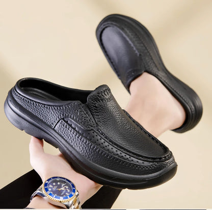 New Fashion Sandals High Quality Slippers Soft Sole Beach Sandals Men Slip On Driving Shoes Chef Shoes Breathable EVA Shoes