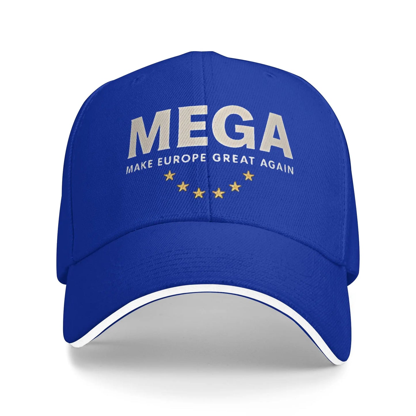 MEGA Make Europe Great Again  Baseball Cap Classic Unisex Men Trucker Hat Dropshipping Custom Logo Hiking Fishing Baseball Caps