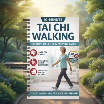 28 Days Transformation Challenge Tai Chi for Seniors Only 10 Minutes Daily Tai Chi Walking Easy 4-week Program Book