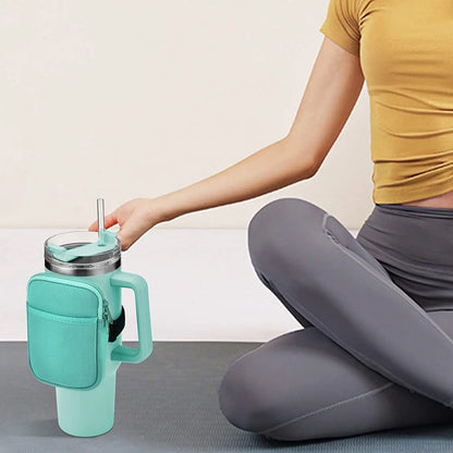 Thermal Mug 1200ml 40oz Handle Tumbler Insulated Car Travel Mug Vacuum Sublimation Stainless Steel H2.0 Flow State Tumbler Cup