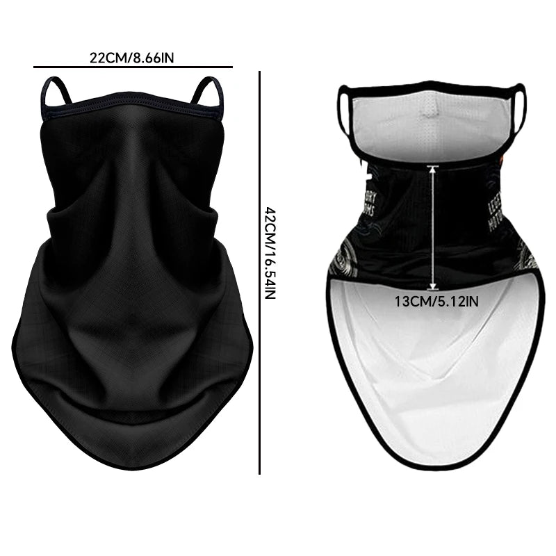 Motorcycle Warm Scarf Thick Ski Mask Windproof Polar Fleece Winter Riding Cold-proof Face Towel Unisex Outdoor Hiking Neck Cover