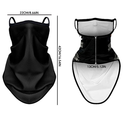 Motorcycle Warm Scarf Thick Ski Mask Windproof Polar Fleece Winter Riding Cold-proof Face Towel Unisex Outdoor Hiking Neck Cover