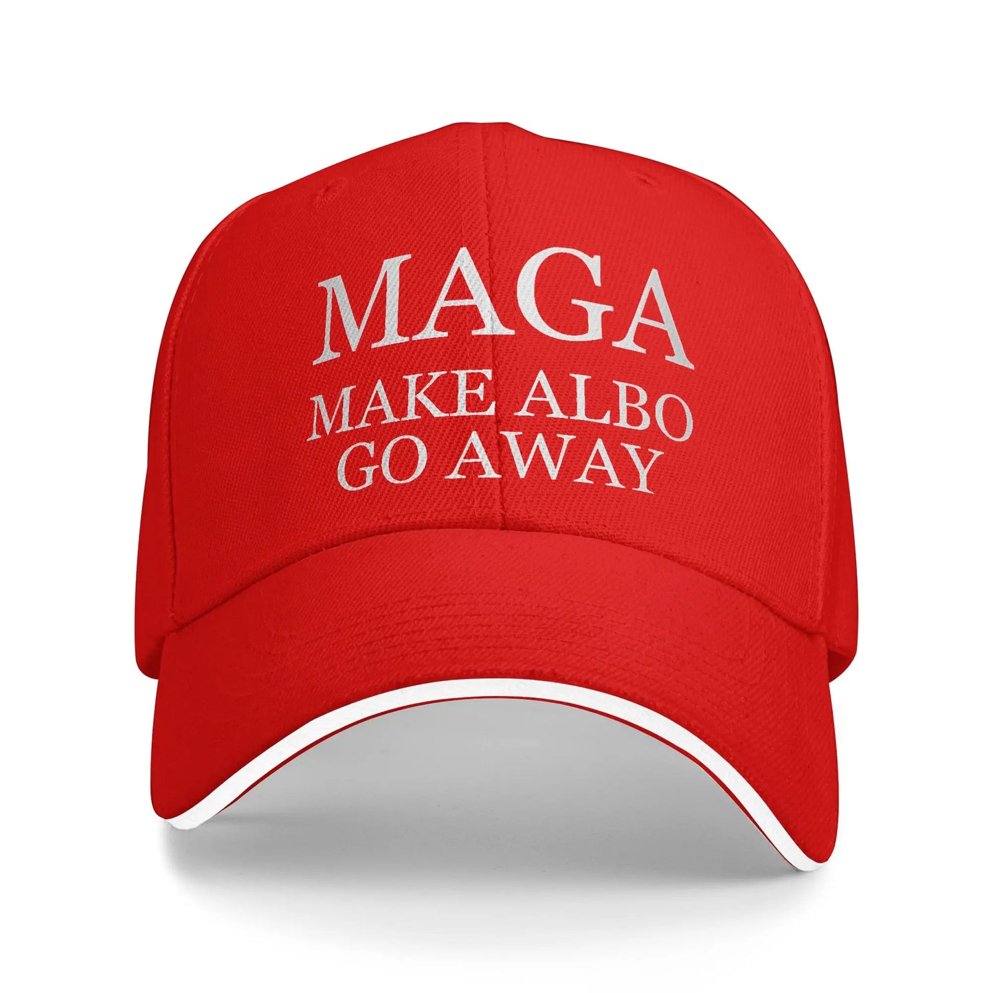 MAGA Make Albo Go Away Sandwich Baseball Caps Casual Polyester Australia Saying Snapback Hat Unisex Outdoor Gift Hats