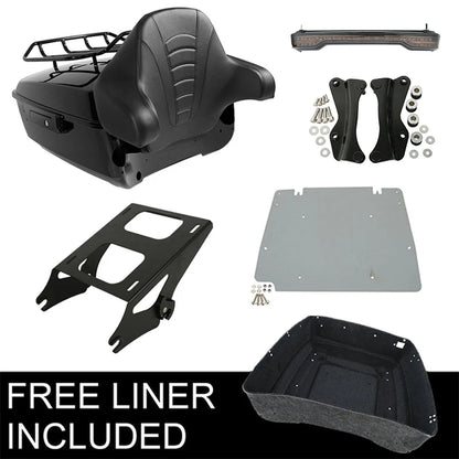 Motorcycle King Trunk Luggage Rack Plate For Harley Touring Road King Electra Glide Road Glide 2014-2025