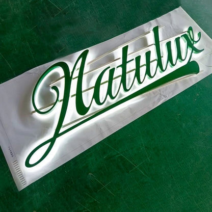 Led Business Signs Outdoor Store Front Signs Custom Restaurant Logo Led Sign 3D Light Board Design for Shop