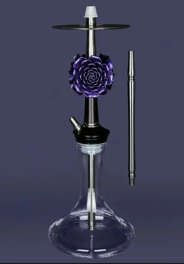MOZE KVZE Grid ROSE Hookah Shisha Set Arabic Hookah Single Tube