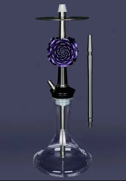 MOZE KVZE Grid ROSE Hookah Shisha Set Arabic Hookah Single Tube