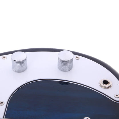 Electric Bass Guitar 4 Strings 20 Frets Electric Bass Set Electric Bass with Belt Cable and Wrench Tool