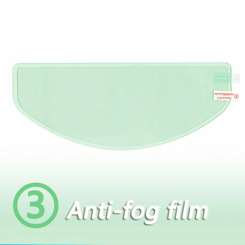 Universal Helmet Clear Rainproof Film Anti-Fog Film Helmet Lens Nano Coating Sticker Motorcycle Rainy Safety Driving Accessories