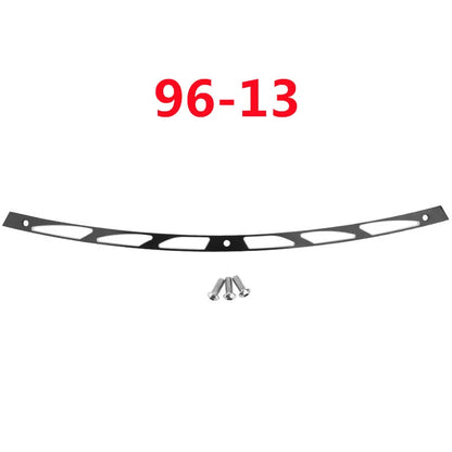 For Harley Electra Street Tri Glide 1996-2013 2014-UP Motorcycle Black Chrome Windshield Batwing Fairing CNC Trim Windscreen