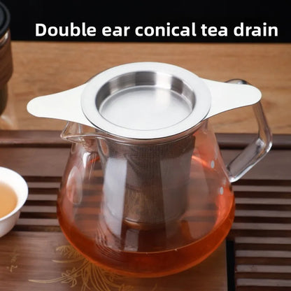 1PCS Reusable Tea Leak Stainless Steel Filter Coffees Infuser Basket Tea Strainer Teapot Cup Filter Multi- Teapot Infuser Leak