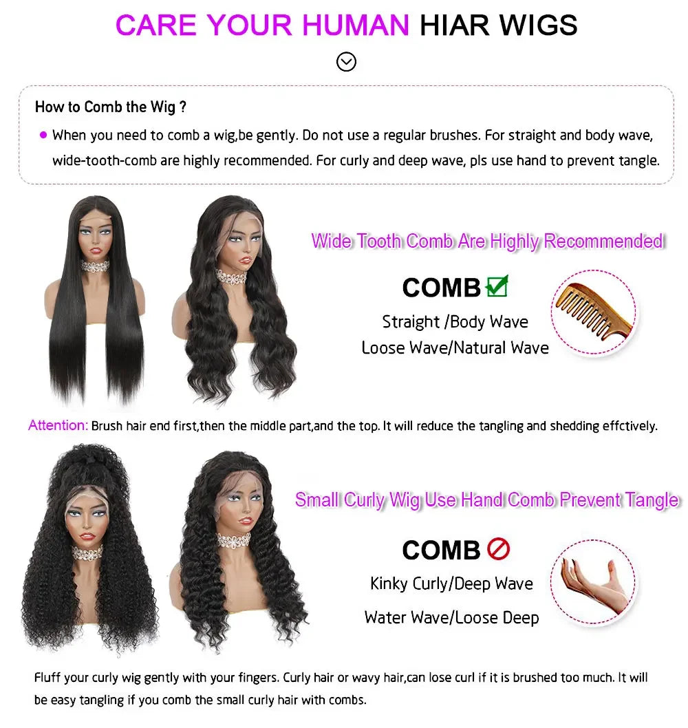 Burgundy Wig Human Hair 99j 13x6 Deep Wave Lace Front Wigs Human Hair Pre Plucked HD Transparent Lace Frontal Wigs For Women